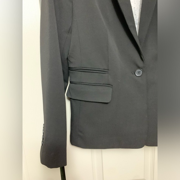 Express Black Tuxedo Suit Jacket Size 12 - Picture 3 of 9